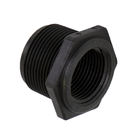 RB125-100 (Banjo) Bushing-Reducer 1-1/4 Mpt X 1 Fpt Poly