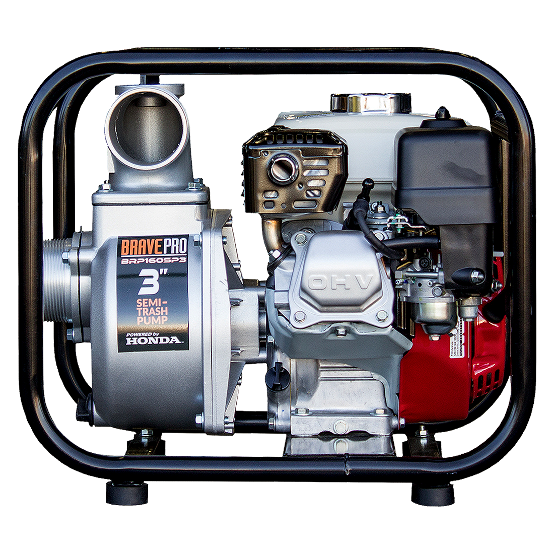 BRP160SP3 (Brave) Pump-Semi Trash 3 259Gpm Hon Gx160 Alum