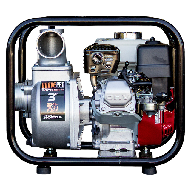 BRP160SP3 (Brave) Pump-Semi Trash 3 259Gpm Hon Gx160 Alum