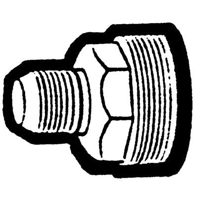 Brs 1051-6FLMH (Holyoke) | 3/8 F L X Male Hose | Male Garden Hose to Flare Adapter | 3/8FL X M Hose