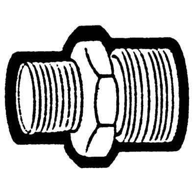 Brs 1051-6MPMH (Holyoke) | 3/8 M P X Male Hose | Male Garden Hose to Male Pipe Adapter | 3/8MPT X M Hose