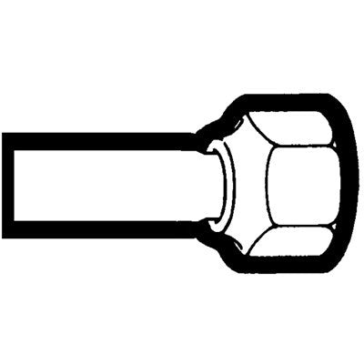 Brs 4041-66 (Holyoke) | 3/8 Flare Adapter | MP Run Flare to Sweat Straight Adapter | 3/8