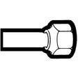 Brs 4041-88 (Holyoke) | 1/2 Flare Adapter | MP Run Flare to Sweat Straight Adapter | 1/2
