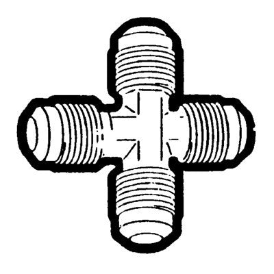 Brs 455-4 (Holyoke) | 1/4 Flare Cross | Cross Union | 1/4