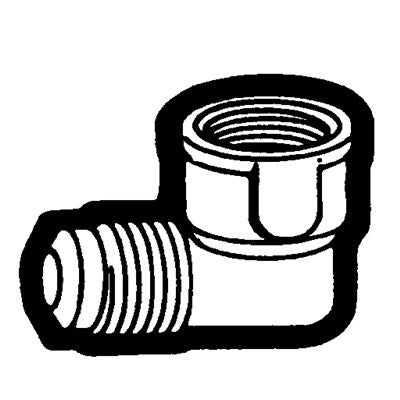 Brs 50-42 (Holyoke) | 1/4X1/8 Flare Fem Elbow | Tube to Female Pipe Elbow Adapter | 1/4 X 1/8