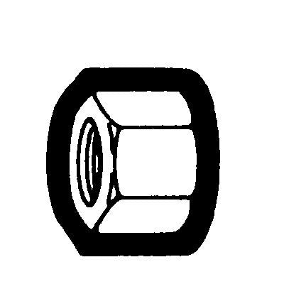 Brs 61-8 (Holyoke) | 1/2 Compression Nut | Standard Nut | 1/2