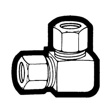Brs 65-3 (Holyoke) | 3/16 Compression Union Elbow | Elbow Union | 3/16