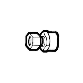 Brs 668-48S (Holyoke) | 1/4COMPX1/2 Sweat Adapt | Tube to Sweat Straight Adapter | 1/4 X 1/2