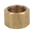 6505 (Holyoke) | 3/4 Threaded Brass Caps | Brass Pipe Fittings | Cap | 3/4 | Brass
