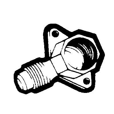 Brs DE564-88 (Holyoke) | 1/2X1/2 FL Drop Ear EL | Tube to Female Pipe Drop Ear Elbow Adapter | 1/2 X 1/2