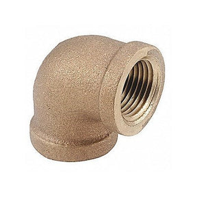 6301 (Holyoke) | 1/8 Threaded Brass 90 Ell | Brass Pipe Fittings | 90 | 1/8 | Brass