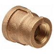 6017 (Holyoke) | 3/8 X 1/8 Brass Coupling Lead Free | Brass Pipe Fittings | Reducer | 3/8 X 1/8 | Brass