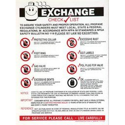 Dprint Part (C37) Cylinder Exchange Check List