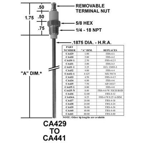 CA430 (Crown ) | Flame Rod / Replaces FRS-4-2 | Flame Rod
