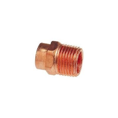 CU 604R 1-1/2 X 1 (Mueller) | Male Adptr F X MPT ID (104R-RM) | Copper Fittings | Male Fitting Adapter | 1-1/2 X 1