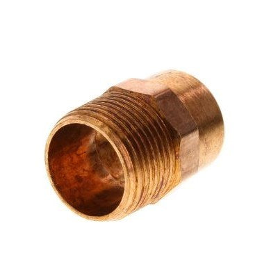 CU 604 1/2 (Mueller) | Male Adptr C X MPT ID (104-F) | Copper Fittings | Male Adapter | 1/2