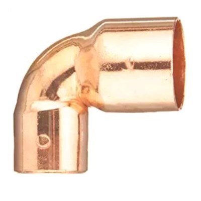 CU 607R 3/4 X 1/2 (Mueller) | Elbow 90° C X C ID (107CR-KF) | Copper Fittings | Reducing Elbow 90° | 3/4 X 1/2