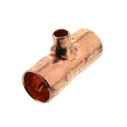 CU 611R 3/4 X 3/4 X 1/4 (Mueller) | Tee C X C X C ID (111R-KKC) | Copper Fittings | Reducing Tee | 3/4 X 3/4 X 1/4