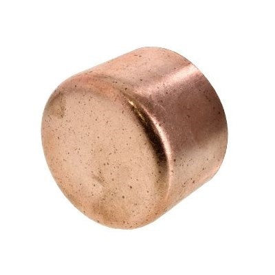 CU 617 1/2 (Mueller) | Tube Cap ID (117-1/2) | Copper Fittings | Tube Cap | 1/2