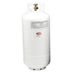Manchester Tank Part (1220.13) 40 Lb Steel Cylinder, White