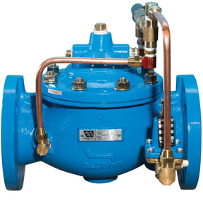 WWV2013-03 (Watts) | 3 In Globe Class 150 Flanged Epoxy Coated Pressure Reducing Control Valve | Full Port | Adjustable Closing Speed