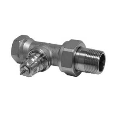 DF013G8025 (Danfoss) | RA 2000 1 Straight Thru 2.8 CV | Radiator Valves | Automatic Radiator Valve | FPT x MPT Union Tailpiece | 1