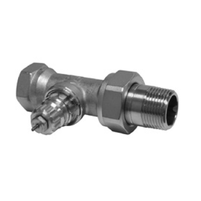 DF013G8032 (Danfoss) | RA 2000 1 1/4 Straight Thru 2.8 CV | Radiator Valves | Automatic Radiator Valve | FPT x MPT Union Tailpiece | 1-1/4