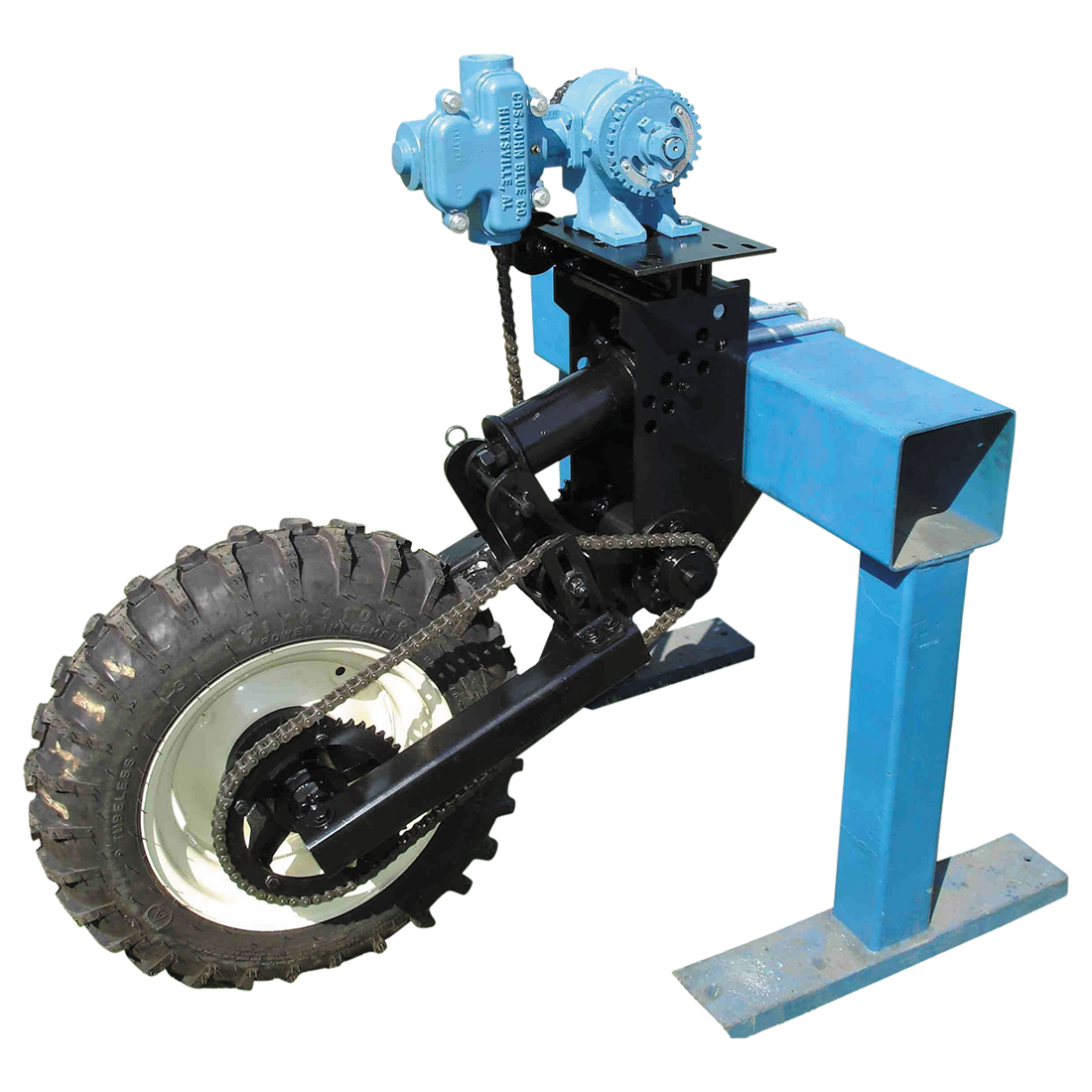 DRV-3300 (John Blue) Drive-Ground Spring Loaded Adj Mech Mnt