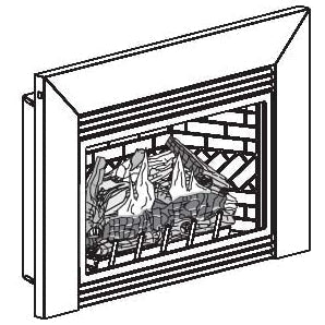 DV35IN33LP | Innsbrook DV Fireplce Insert LP SS SG Burner,Liner,Blowr, LARGE