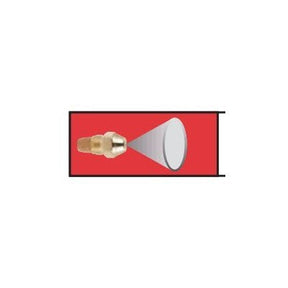 00125-90A1 (Delavan) | Oil Nozzle 1.25 Gph 90 Deg Hollow | Oil Nozzles