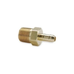 DYNBMC-42 (Dynacon) | Male Adapter 1/4 Barb X 1/8 MPT | Tubing Fittings - Pneumatic | Adapter | 1/4 Barb X 1/8 MPT | Brass