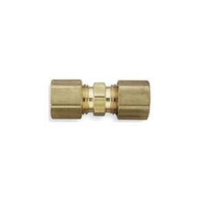 DYNCC-44 (Dynacon) | Compression Union 1/4 Comp X 1/4 Comp | Tubing Fittings - Pneumatic | Compression Union | 1/4 Comp X 1/4 Comp | Brass