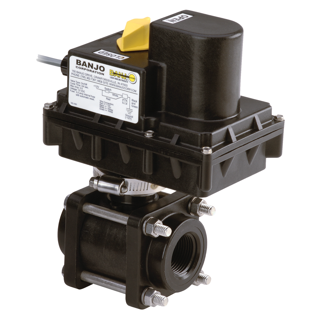 EVR075 (Banjo) Valve-Elec Reg 3/4 4 Sec Rt