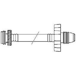 F273701 | 5' LP Hose/Reg Assy MPOL with Handwheel X 1 in. #20 male swivel