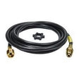 F273702 | 12' LP Hose Assy MPOL with Handwheel X 1 in. #20 male swivel