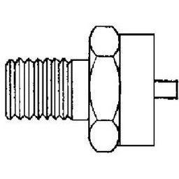 F273754 | 1/4 in. MPT x 1 in. #20 Female Throw- Away Cylinder Thread