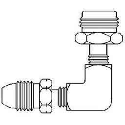 F273760 | 90 Degree Elbow POL X 1 in. #20 M Male 1 Lb Cylinder Thread