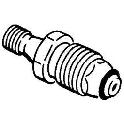 F276139 | 1/4 MPT x MPOL Soft Nose w/out Handwheel
