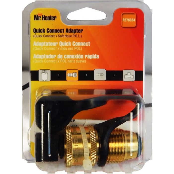F276334 | GasMate II Adaptor to Convert POL to Quick Disconnect