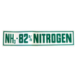 FE5010-HD (Label Solutions) Decal-82% Nitrogen 5X24 Grn On Wht Hd