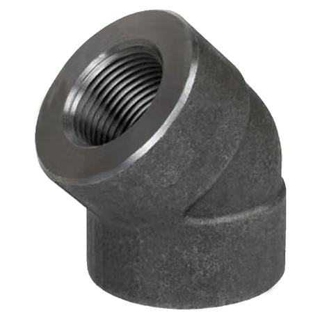 B300S4G | Elbow-45 Deg Str 1 Sch 80 Black Iron Xh