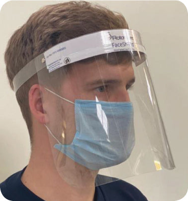 Rototherm Inc. Part (Fsr1) W.H.O Thermoplastic Face Shield