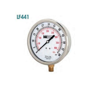 LF441- 300-4L (Weiss) | Gauge Liquid Filled 0-300# 1/4 LM | Liquid Filled Pressure Gauge | 1/4