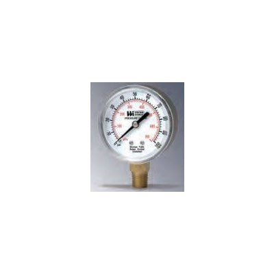 TL20-060-4L (Weiss) | Gauge 2.5 60# 1/4 LM | Standard Pressure Gauge | 1/4