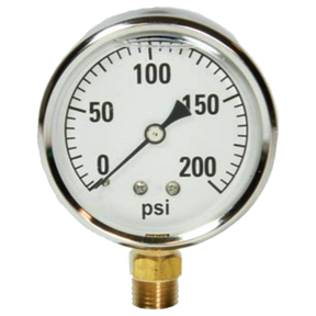 2141GXB200 | Gauge-1/4Mpt Brbtmmt 2-1/2Liq 0-200Psi