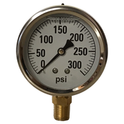 2141GXB300 | Gauge-1/4Mpt Brbtmmt 2-1/2Liq 0-300Psi