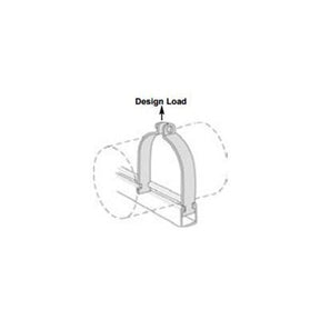 2400326142 (Anvil) | Strut Pipe Clamp 2-1/2 Iron | Strut | Strut Pipe Clamp