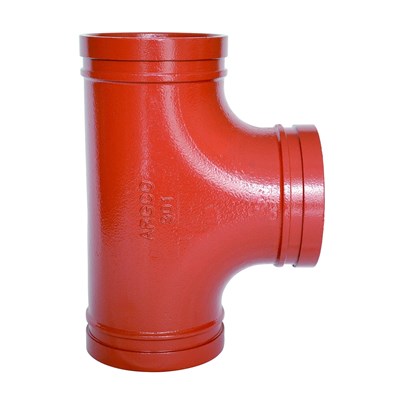 7010101 (Argco) | Grv Standard Radius Tee 10 (004L) | Grooved Fittings | Tee | Grooved | 10