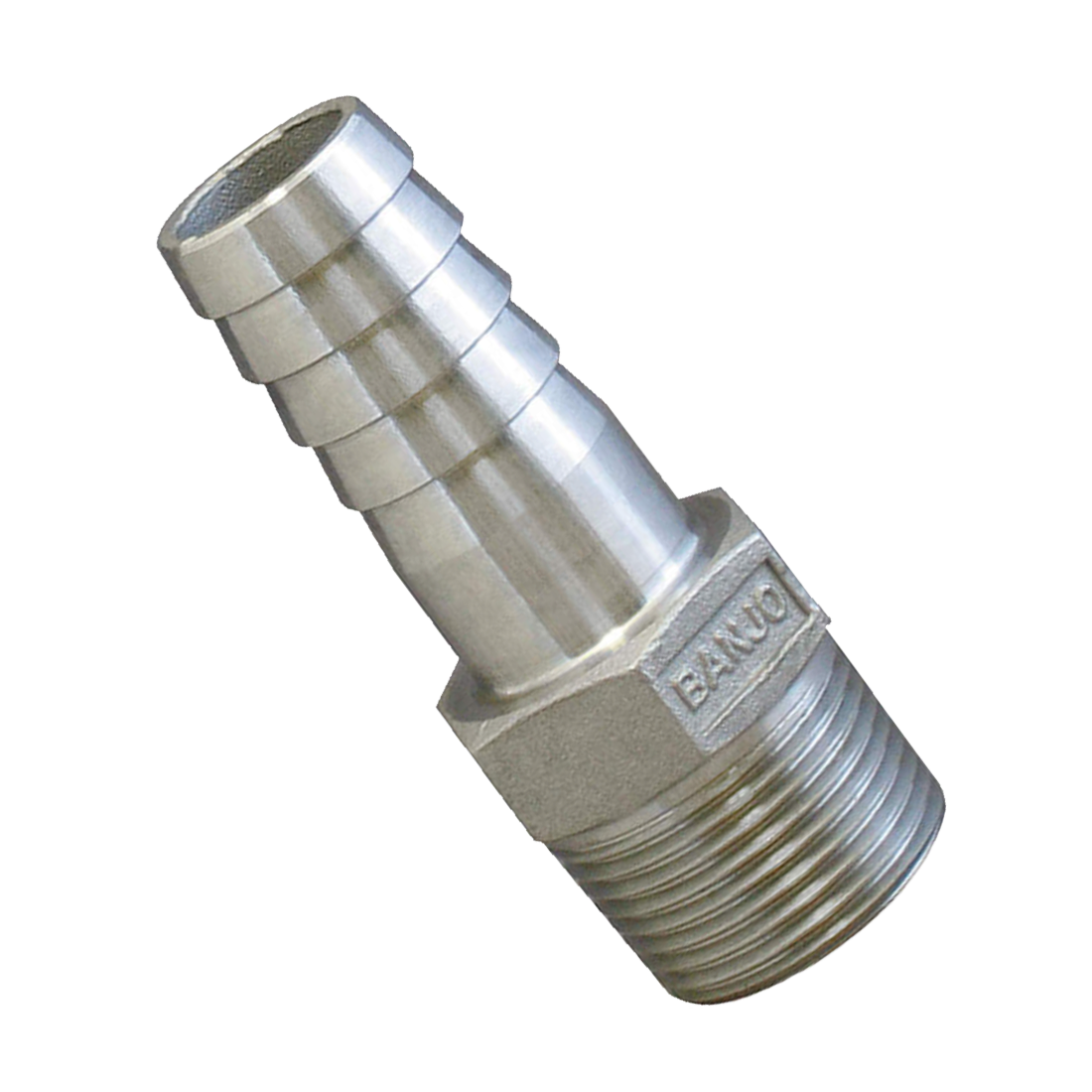 316-A38 (Banjo) Barb-3/8 Mpt X 3/8 Hb Ss