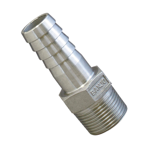 316-A38 (Banjo) Barb-3/8 Mpt X 3/8 Hb Ss